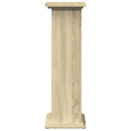 Стойка за витрини със съхранение 31x30x90 см инженерно дърво