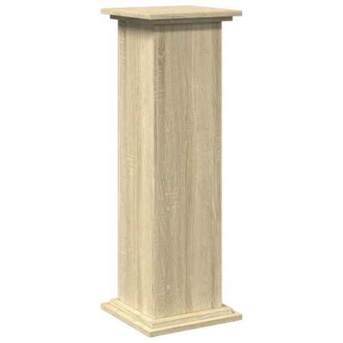 Стойка за витрини със съхранение 31x30x90 см инженерно дърво