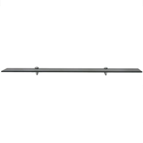 Подвижни рафтове, 2 бр, стъкло, 100x10 см, 8 мм