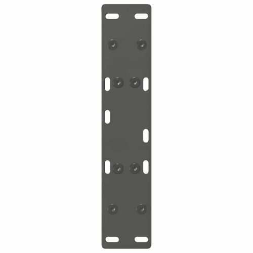 Крака за масичка за кафе, А-образни, 2 бр., антрацит, 50x(30-31) см, стомана