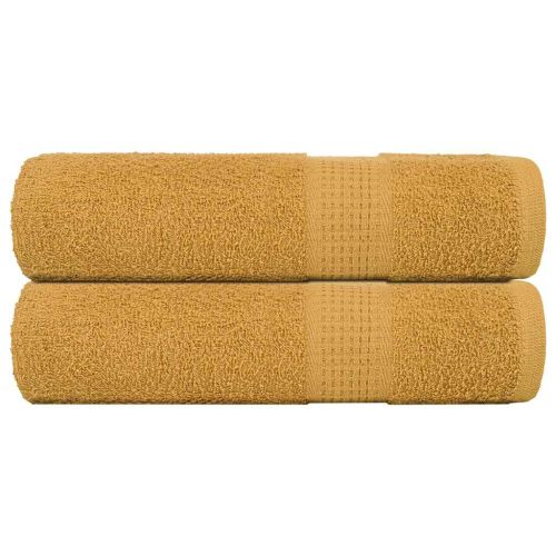 Кърпи за баня FROGN 2 бр. Златни 100x150 см 360 г/м²