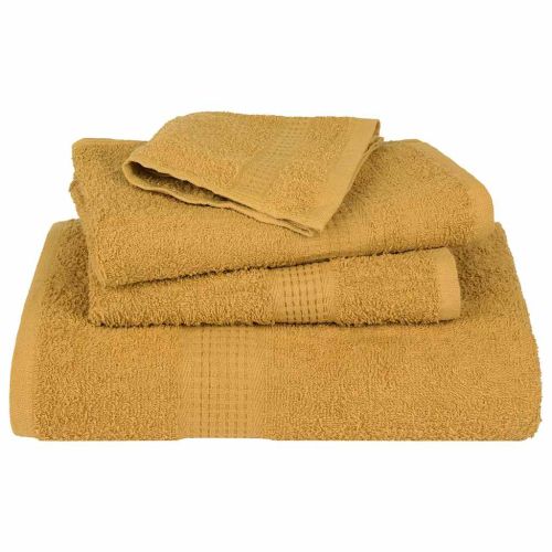 Кърпи за душ FROGN 4 бр. Златни 70x140 см 360 г/м²
