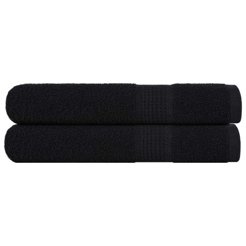 Кърпи FROGN 2 бр. Черни 100x200 см 360 г/м²