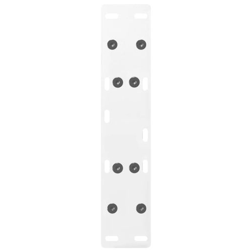 Крака за масичка за кафе, А-образни, 2 бр., бели, 40 x (30-31) см, стомана