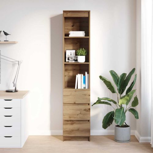 Highboard Artisan Дъб 37,5x35x180 cm Инженерна дървесина
