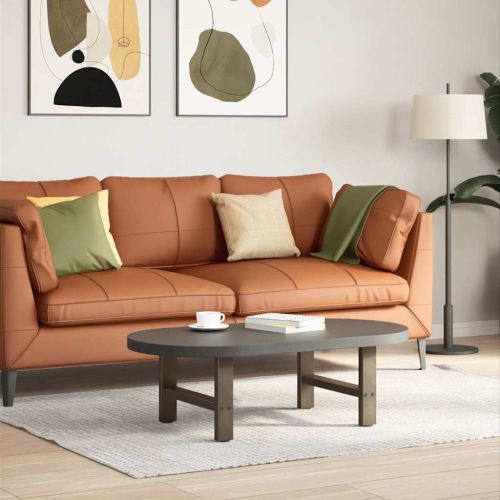 Крака за масичка за кафе, естествена стомана, 2 бр., 50 x (30-31) см, стомана