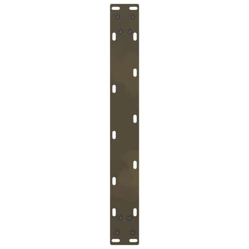 Крака за масичка за кафе, естествена стомана, 2 бр., 50 x (30-31) см, стомана