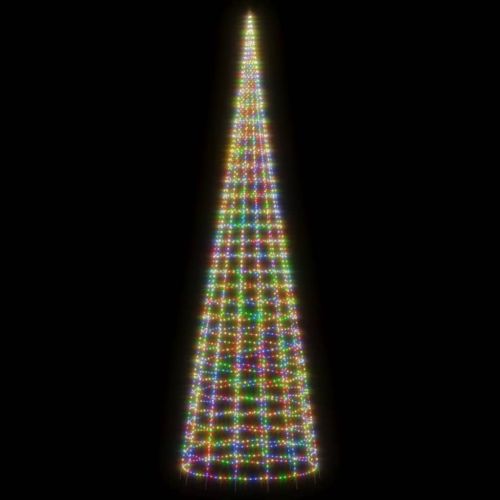 LED коледна елха 3000 LED цветни 800 см