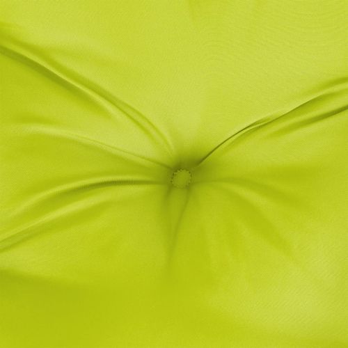 Възглавници за палети 2 бр яркозелени 50x50x7 см Оксфорд плат