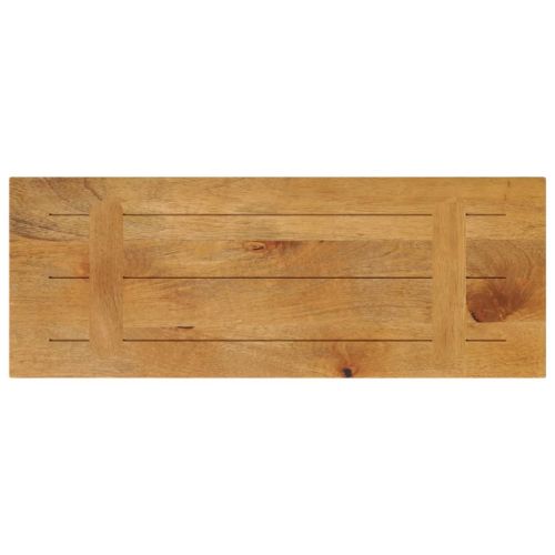 Плот за маса 80x20x3,8 см, правоъгълен, масивна дървесина, цвят манго