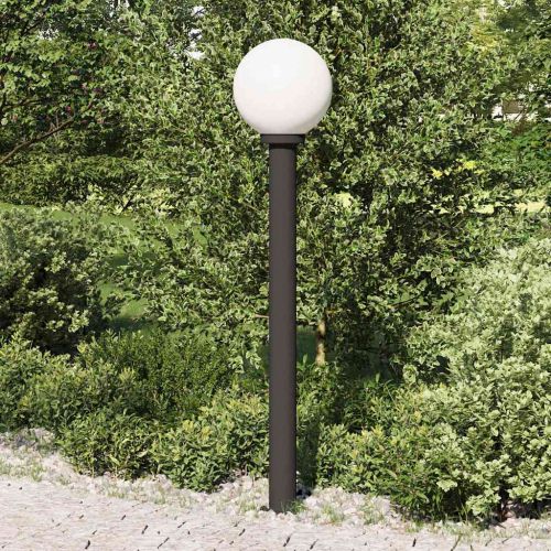 Осветителна колона 120 см, черна, IP44