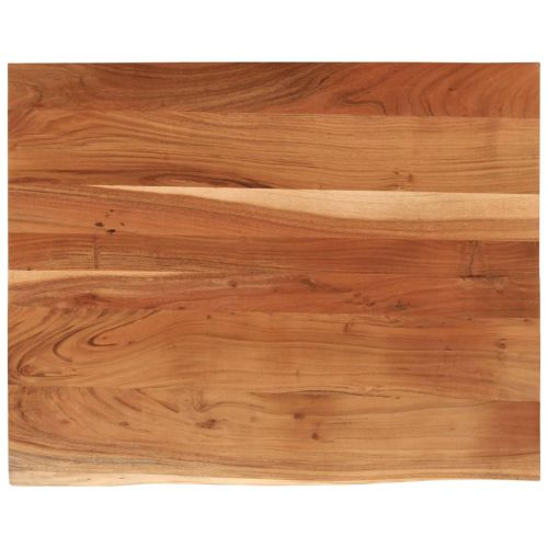 Плот за бюро, 90x80x3,8 см, правоъгълен, акация масив, жив ръб