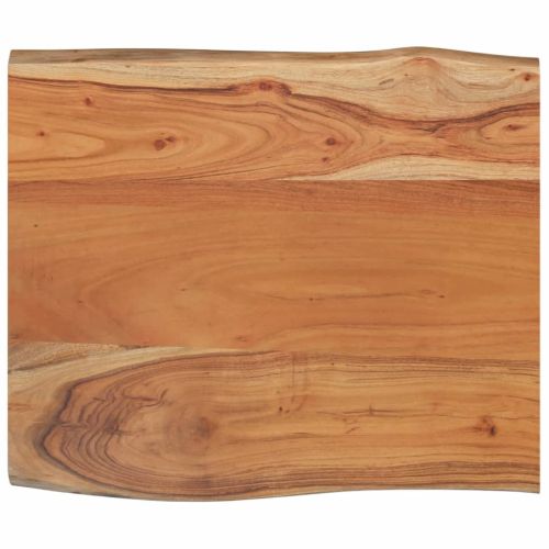 Плот за маса, 70x60x2,5 см, правоъгълен, акация масив, жив ръб