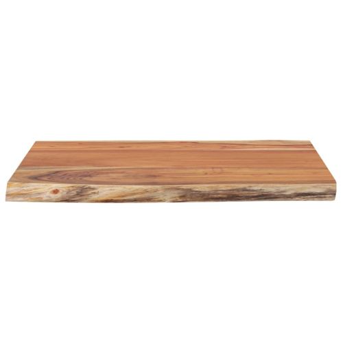 Плот за маса, 70x60x2,5 см, правоъгълен, акация масив, жив ръб