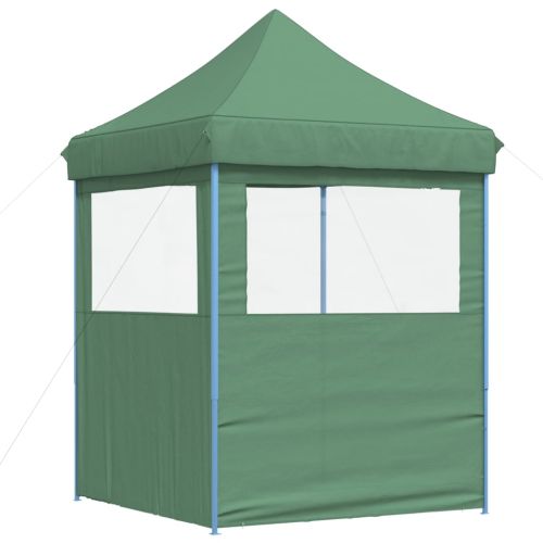 Сгъваема парти шатра pop-up с 2 странични стени зелена