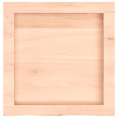Плот за баня 40x40x(2-6) см необработено масивно дърво