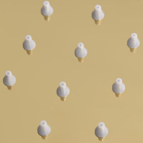 Rainshower душ пита, инокс, 25x25 cм, квадратна, златиста