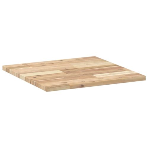 Плот за маса квадратен 50x50x2 см масивна акация