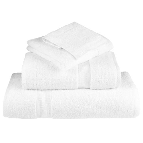 Премиум кърпи SOLUND 4 бр бели 100x200 см 600 gsm