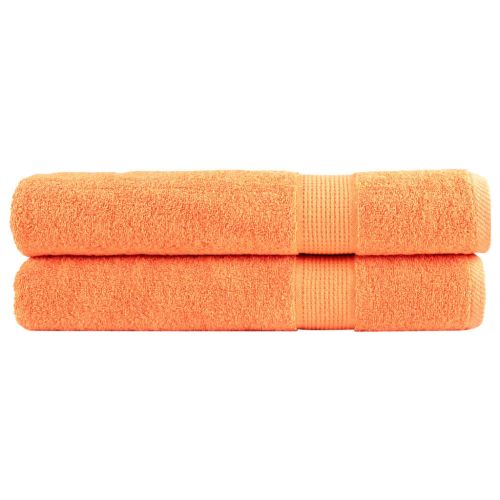 Премиум кърпи SOLUND 2 бр оранжеви 100x200 см 600 gsm
