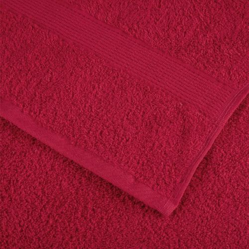 Премиум кърпи за сауна SOLUND 2 бр червени 80x200 см 600 gsm