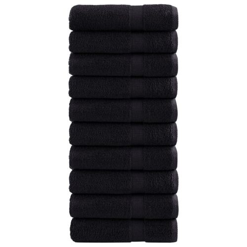 Премиум хавлиени кърпи SOLUND 10 бр зелени 100x150 см 600 gsm