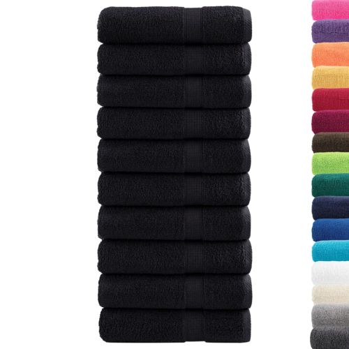 Премиум хавлиени кърпи SOLUND 10 бр зелени 100x150 см 600 gsm