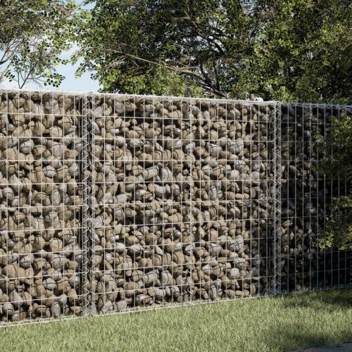 Габионна кошница с покритие, 100x50x100 см, поцинковано желязо