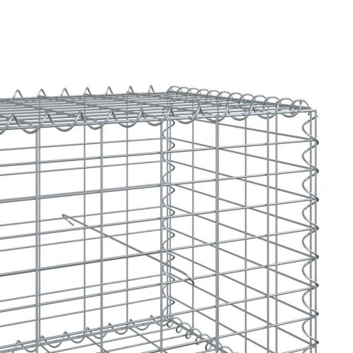 Габионна кошница с покритие, 500x100x50 см, поцинковано желязо