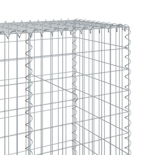 Габионна кошница с покритие, 1000x50x200 см, поцинковано желязо