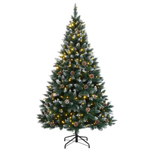 Изкуствена коледна елха, 150 LED, 150 см