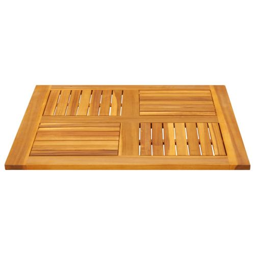 Плот за маса, 80x80x2,2 см, квадратен, акациево дърво масив
