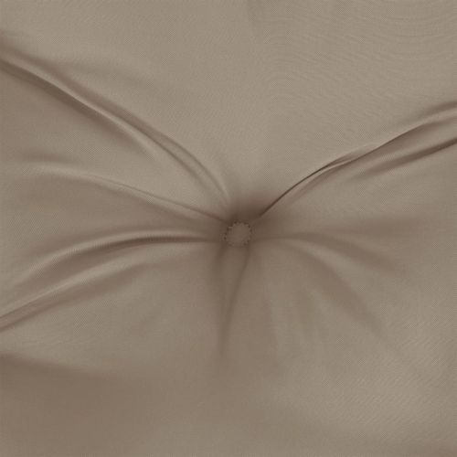 Палетна възглавница, таупе, 120x40x12 см, текстил