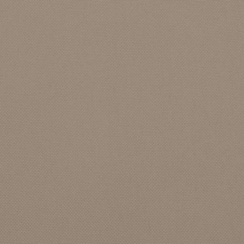 Палетна възглавница, таупе, 120x40x12 см, текстил