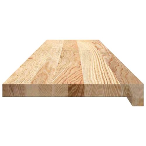 Стълбищни стъпала, 4 бр, 110x25x2 см, необработен масивен дъб
