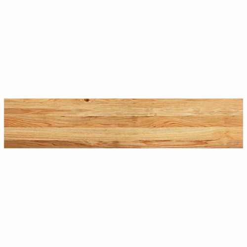 Стълбищни стъпала, 2 бр, светлокафяви, 120x30x2 см, дъб масив
