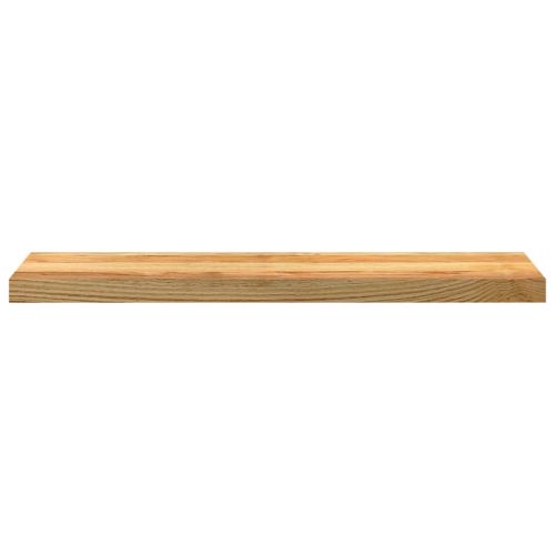 Прозоречни первази, 2 бр, светлокафяви, 90x20x2 см, дъб масив