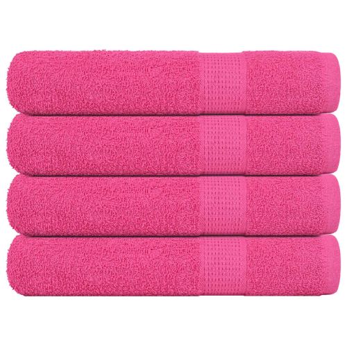 Кърпи FROGN 4 бр. Розови 100x200 см 360 г/м²