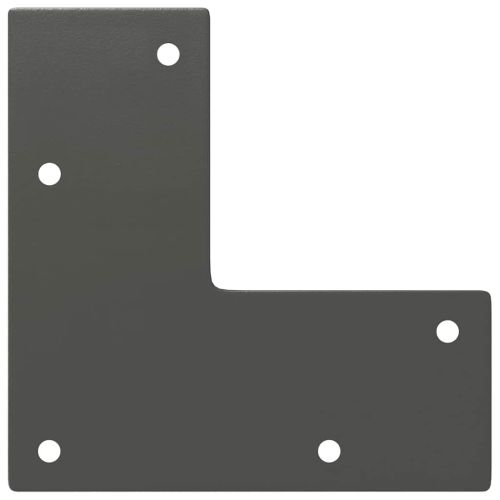 Крака тип „фиби“ за масичка за кафе, 4 бр., антрацит, 42 см, масивна стомана
