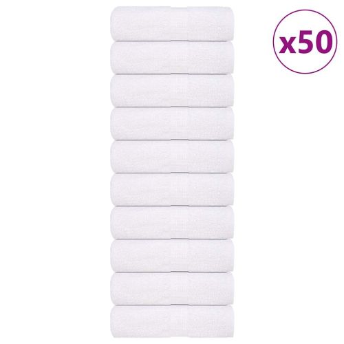 Кърпи за гости FROGN 50 бр. Бели 30x50 см 360 г/м²