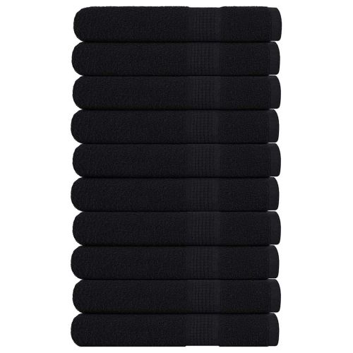 Кърпи FROGN 10 бр. Черни 100x200 см 360 г/м²