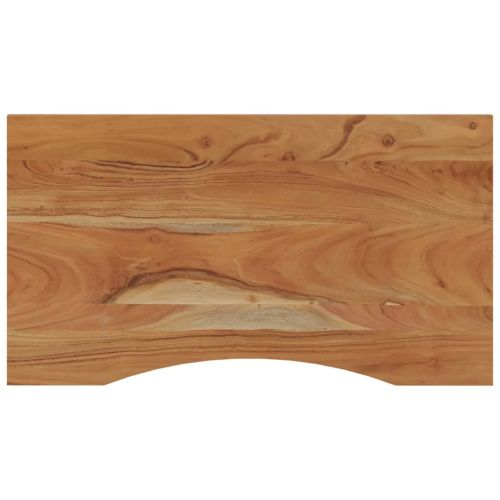 Плот за бюро, 90x50x2,5 см, правоъгълен, масивно дърво акация