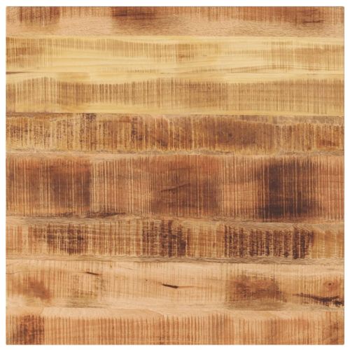 Плот за маса, 80x80x3,8см, квадратен, масивно дърво грубо манго