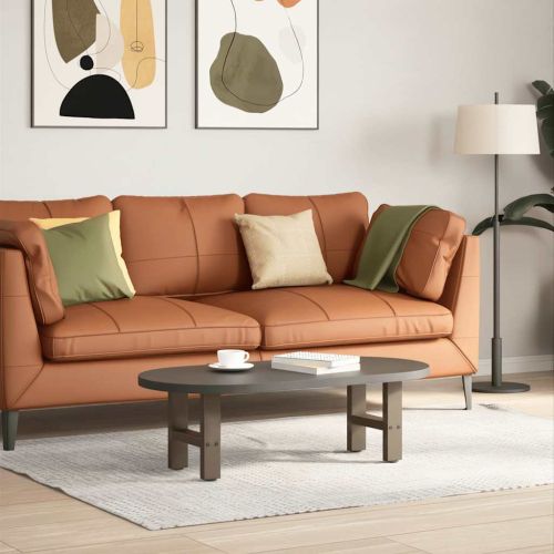 Крака за масичка за кафе, естествена стомана, 2 бр., 40 x (30-31) см, стомана