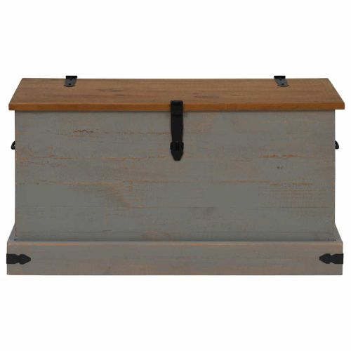 Скрин за съхранение HALDEN сива 91x48x47 cm бор