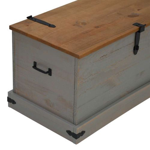 Скрин за съхранение HALDEN сива 91x48x47 cm бор