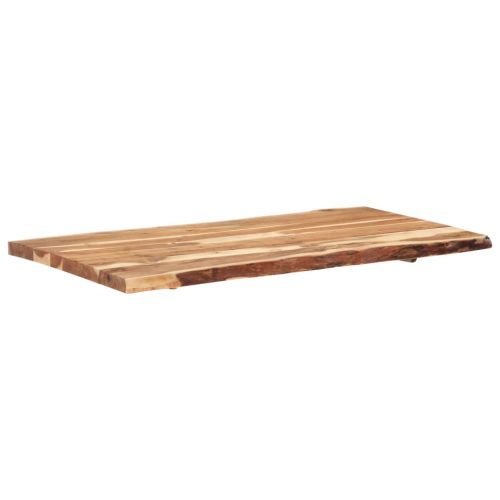Плот за маса, акациево дърво масив, 118x(50-60)x3,8 cм