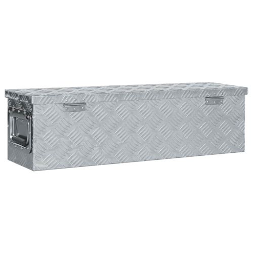 Алуминиева кутия, 80,5x22x22 см, сребриста
