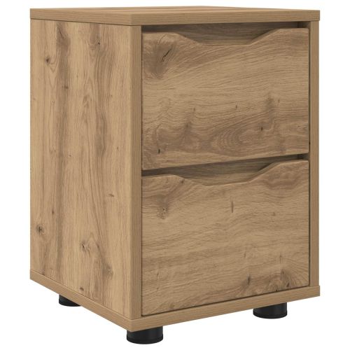 Нощно шкафче Дъб 30,5 x 30 x 43 см Инженерна дървесина