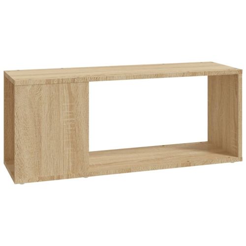 ТВ шкаф, дъб сонома, 80x24x32 см, инженерно дърво